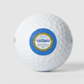 Flag of Boston, Massachusetts Golf Balls Golfballen (Voorkant)