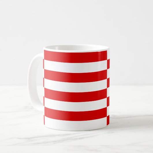 Flag of Bremen Coffee Mug Koffiemok (Voorkant links)