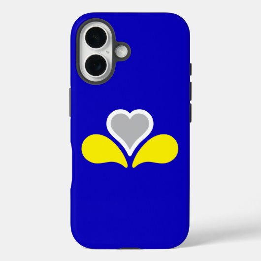Flag of Brussels, Belgium Case-Mate iPhone Case (Achterkant)
