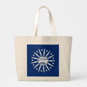 Flag of Buffalo, New York Grote Tote Bag (Achterkant)