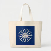 Flag of Buffalo, New York Grote Tote Bag (Voorkant)
