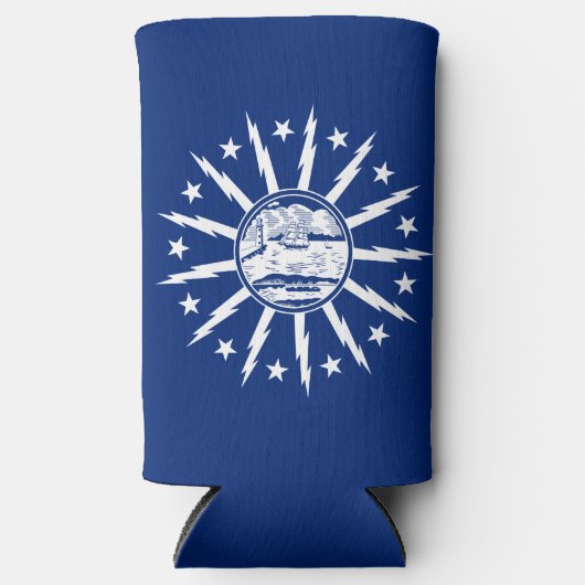Flag of Buffalo, New York Seltzer Blikjeskoeler (Voorkant)