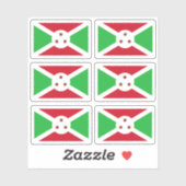 Flag of Burundi - a collection Sticker (Vel)
