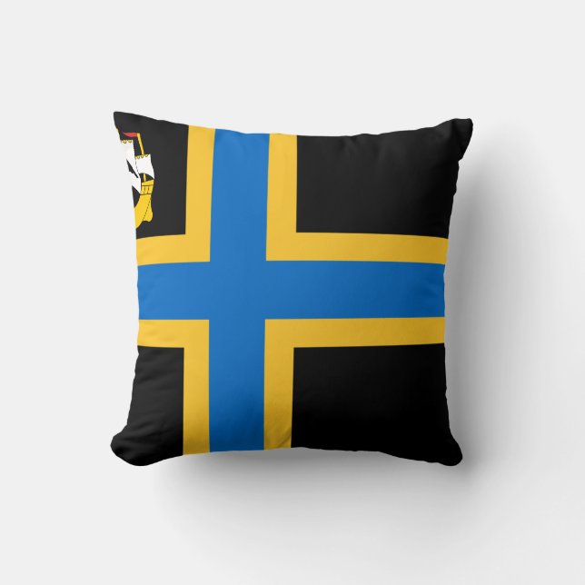 Flag of Caithness Throw Pillow Kussen (Voorkant)