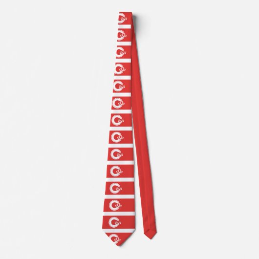 Flag of Calgary, Alberta Neck Tie Stropdas (Voorkant)