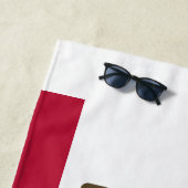 Flag Of California beach towel Strandlaken (In situ)
