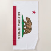 Flag Of California beach towel Strandlaken (Voorkant)