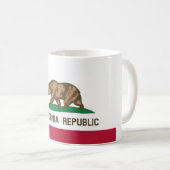 Flag Of California, California flag, mug Koffiemok (Voorkant rechts)