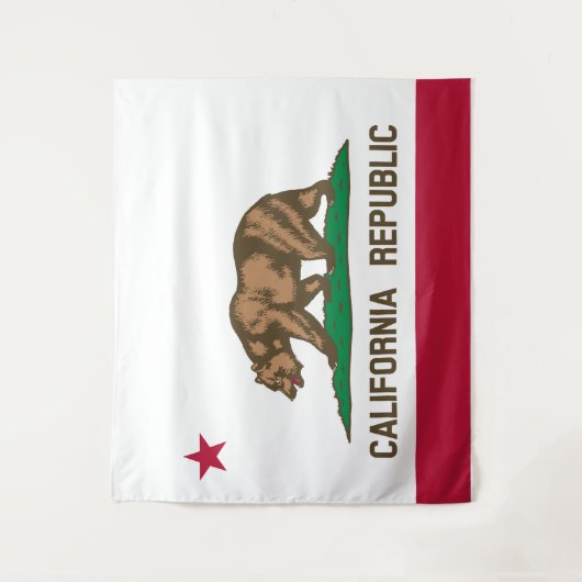 Flag Of California Wall Tapestry Wandkleed (Voorkant)