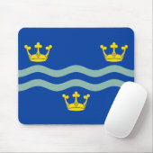 Flag of Cambridgeshire Mouse Pad Muismat (Met muis)