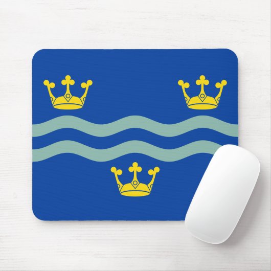 Flag of Cambridgeshire Mouse Pad Muismat (Met muis)