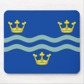 Flag of Cambridgeshire Mouse Pad Muismat (Voorkant)