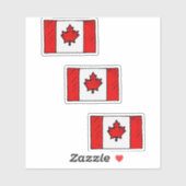 Flag of Canada Pack Sticker (Vel)