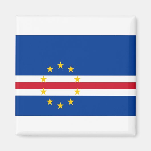 Flag of Cape Verde Magneet (Voorkant)