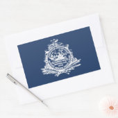 Flag of Charleston, South Carolina Rechthoekige Sticker (Envelop)