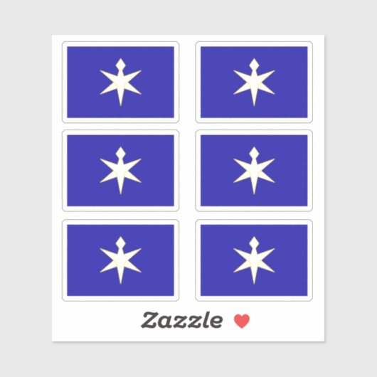 Flag of Chiba Prefecture, Japan Sticker (Vel)