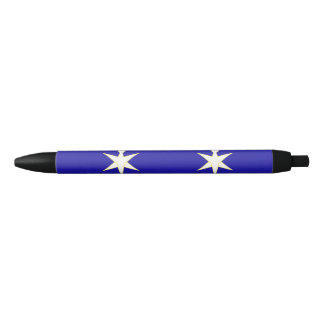Flag of Chiba Prefecture, Japan Zwarte Inkt Pen
