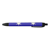 Flag of Chiba Prefecture, Japan Zwarte Inkt Pen (Bodem)