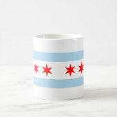 Flag of Chicago, Illinois Coffee Mug Koffiemok (Center)