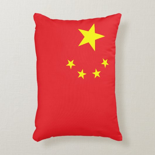 Flag of China Accent Kussen (Voorkant(Verticaal))
