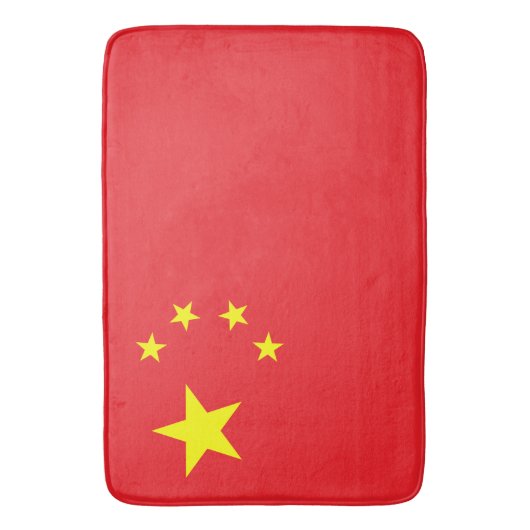 Flag of China Badmat (Voorkant Verticaal)