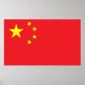 Flag of China Poster (Voorkant)