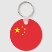 Flag of China Sleutelhanger (Voorkant)