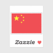 Flag of China Sticker (Vel)