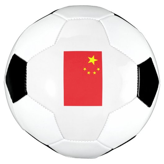 Flag of China Voetbal (Gedraaid)