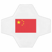 Flag of China Voetbal (Enkel)