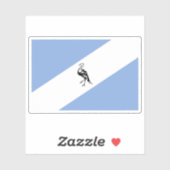 Flag of Ciskei, the Republic of South Africa Sticker (Vel)