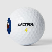 Flag of City of El Paso, Texas Golf Balls Golfballen (Logo)