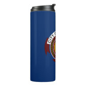 Flag of City of El Paso, Texas Thermal Tumbler Thermosbeker (Gedraaid links)