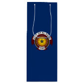 Flag of City of El Paso, Texas Wine Gift Bag Wijn Cadeautas (Voorkant)