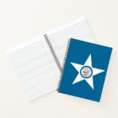 Flag of city of Houston, Texas Notebook Notitieboek (Binnen)