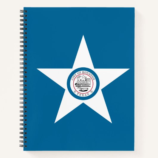Flag of city of Houston, Texas Notebook Notitieboek (Voorkant)