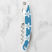 Flag of city of Houston, Texas Waiter's Corkscrew Kurkentrekker (Voorkant)