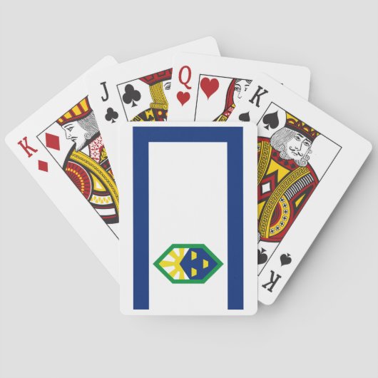 Flag of Colorado Springs, Colorado Pokerkaarten (Achterkant)