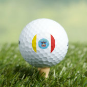 Flag of Columbus, Ohio Golf Balls Golfballen (Insitu Shirt)