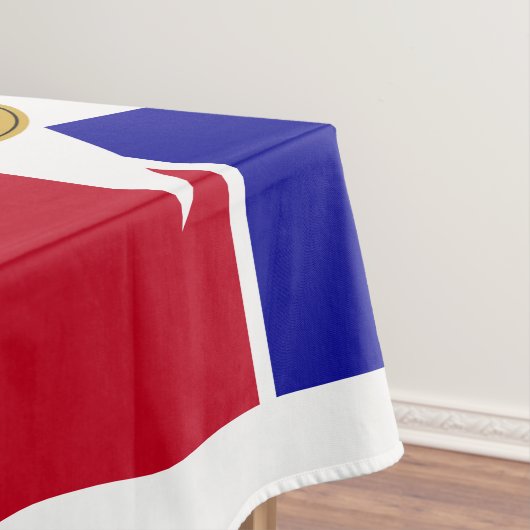 Flag of Dallas, Texas Tablecloth Tafelkleed (Voorbeeld)