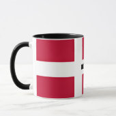 Flag of Denmark Magic Mug Mok (Links)