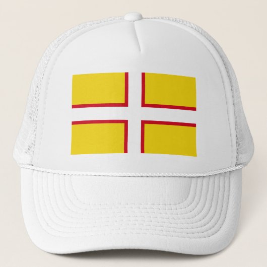 Flag of Dorset Hat Trucker Pet (Voorkant)