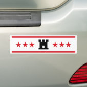 Flag of Drenthe Bumpersticker (Op auto)