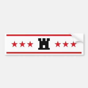 Flag of Drenthe Bumpersticker