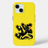 Flag of Flanders Hoesje-Mate iPhone Case (Achterkant)