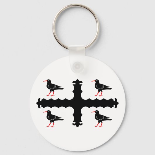 Flag of Flintshire Keychain (Achterkant)