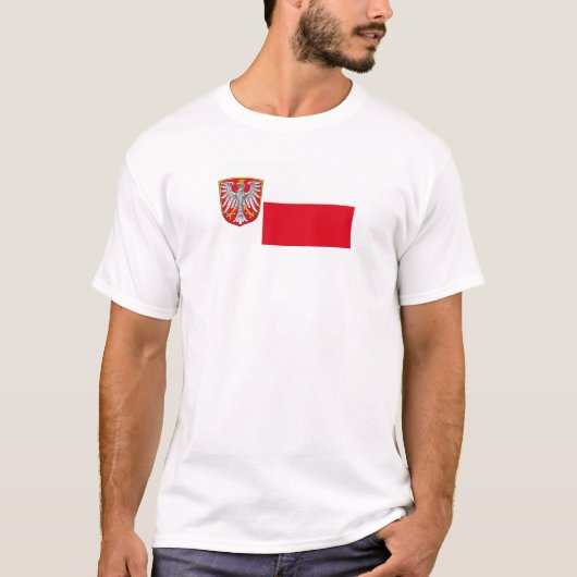 Flag of Frankfurt am Main T-shirt (Voorkant)