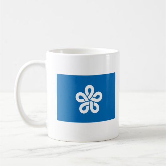 Flag of Fukuoka Prefecture, Japan Koffiemok (Links)
