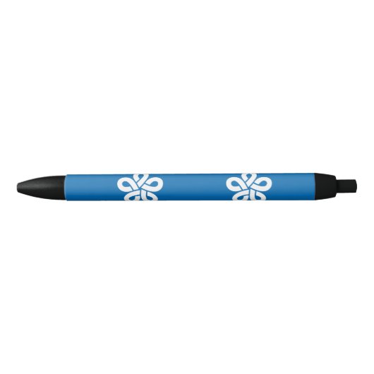 Flag of Fukuoka Prefecture, Japan Zwarte Inkt Pen (Voorkant)