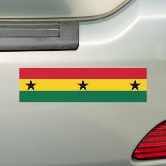 Flag of Ghana Bumpersticker (Op auto)